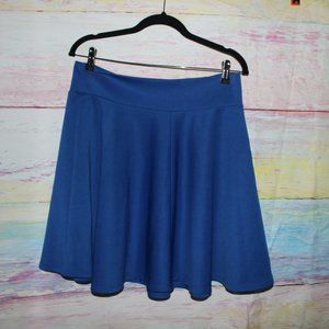 Plus Size BlueSkater flare skirt